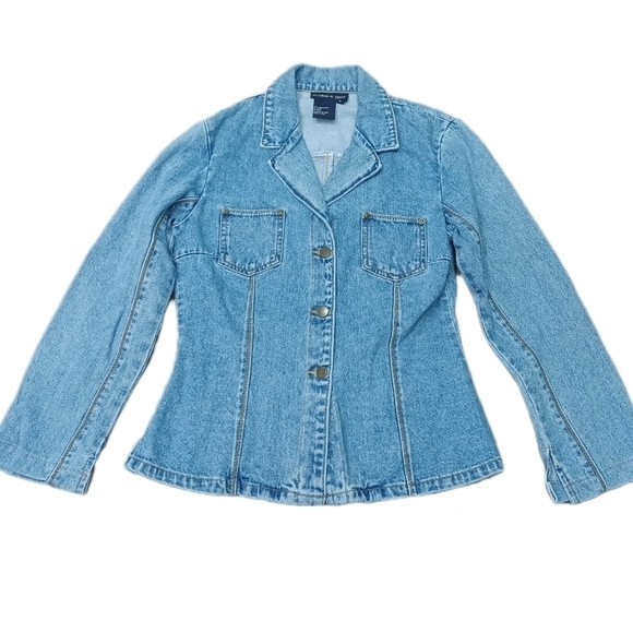 TRISTAN & Iseault S Jeans jacket light blue - Picture 1 of 8